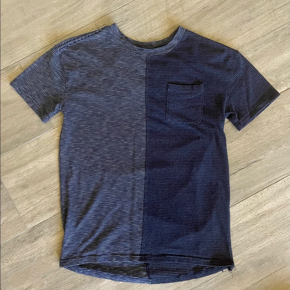 Blue Cat & Jack short sleeve shirt. Youth Large 12-14.